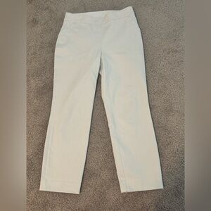 Spanx White Slim Straight Pants Small Petite